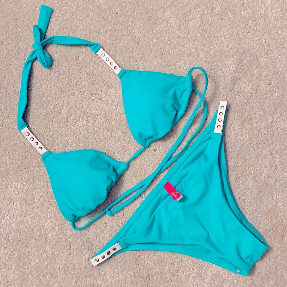 New WO Tags- Sofia by Vix Hermany - Size M Top & Bottom Bikini Set